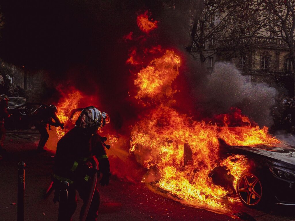 Macron France term crisis